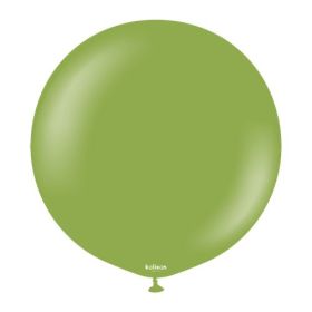 24 inch Kalisan Standard Matcha Latex Balloons - 2 CT