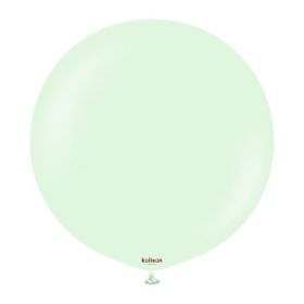 36 Inch Kalisan Macaron Pale Green Latex Balloons - 2CT