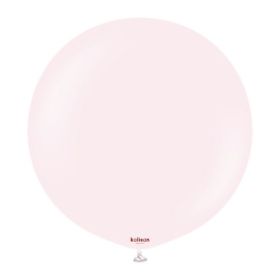 36 Inch Kalisan Macaron Pale Pink Latex Balloons - 2CT
