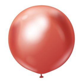 24 Inch Kalisan Mirror Red Latex Balloons Latex Balloons - 2 CT