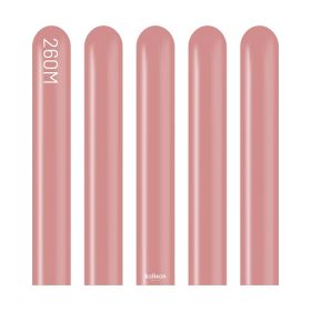 260M Kalisan Retro Rosewood Latex Balloons - 100CT