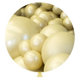 24 inch Kalisan Aura Antique Gold Latex Balloons -2 CT