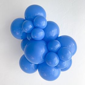 17 inch TUFTEX Standard Blue Latex Balloons - 50 count