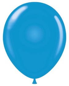 11 inch Tuf-Tex Standard Blue Latex Balloons - 100 count