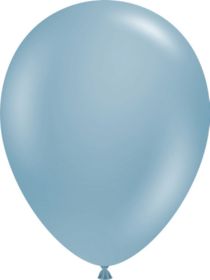 24 inch Tuf-Tex Blue Slate Latex Balloons - 3 CT