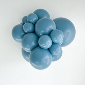 5 inch TUFTEX Blue Slate Latex Balloons - 50 count