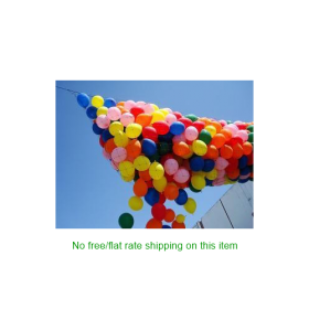 Pre-strung 1000 Balloon Drop Net - Basic Style 4.5 x 25 Feet Filled