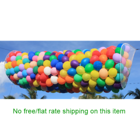 BOSS 4.5 x 15 Foot Pre-Rigged Balloon Drop for 500 - 9 inch Balloons with Zippered Rings for Filling