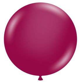 36 inch Tuf-Tex Crystal Burgundy Latex Balloon