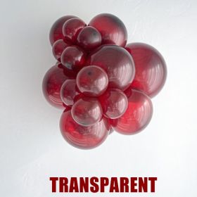 17 inch TUFTEX Crystal Burgundy Latex Balloons - 50 count