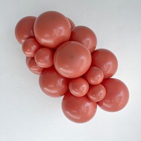 17 inch TUFTEX Burnt Orange Latex Balloons - 50 count