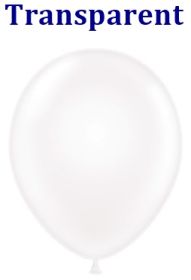 18 inch Qualatex Diamond Clear Latex Balloons - 25 count