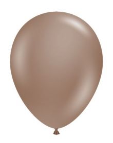 5 inch Tuf-Tex Cocoa Latex Balloons - 50 count