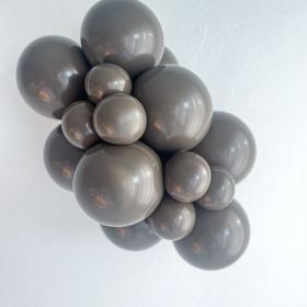 17 inch TUFTEX Cocoa Latex Balloons - 50 count