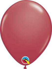 11 inch Qualatex Cranberry Latex Balloons - 100 count