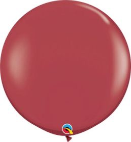 36 inch Qualatex Cranberry Latex Balloons - 2 count