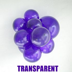 24 inch TUFTEX Crystal Purple Latex Balloons - 3 CT