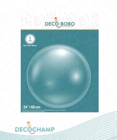 24 inch Decochamp Clear DecoBobo Bubble Balloon - 1 pk