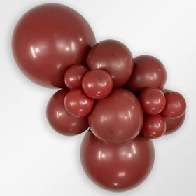 11 inch Sempertex Deluxe Merlot Latex Balloons - 100 CT
