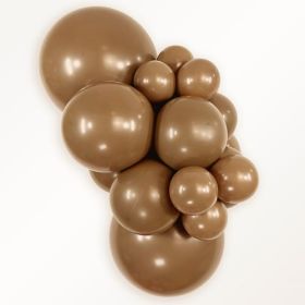 11 inch Sempertex Deluxe Mocha Latex Balloons - 100 CT