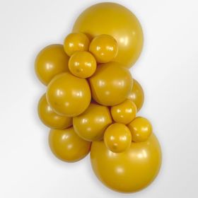 11 inch Sempertex Deluxe Mustard Latex Balloons - 100 CT
