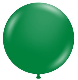 36 inch Tuf-Tex Crystal Emerald Green Latex Balloon