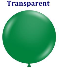 36 inch Tuf-Tex Crystal Emerald Green Latex Balloon