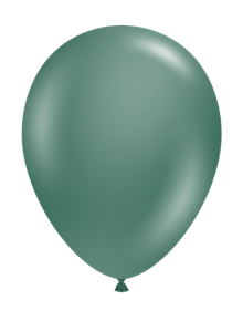 11 inch Tuf-Tex Evergreen Latex Balloons - 100 count