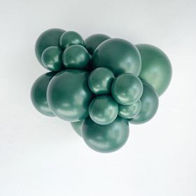 5 inch TUFTEX Metallic Forest Green Latex Balloons - 50 count