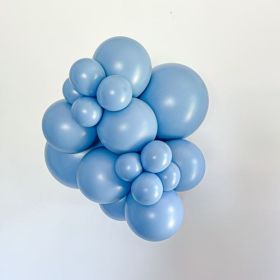 17 inch TUFTEX Georgia (Pearl True Blue) Latex Balloons - 50 CT