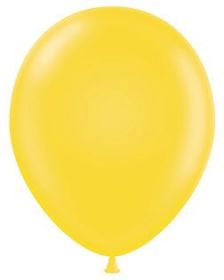 24 inch Tuf-Tex Goldenrod Latex Balloons - 25 count