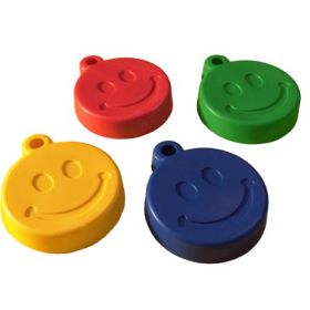 15 Gram Primary Happy Face Assorted Balloon Weights - 50 count