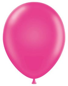 11 inch Tuf-Tex Hot Pink Latex Balloons - 100 count