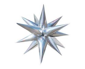 40 inch Burst Party Holographic Starburst Foil Balloon