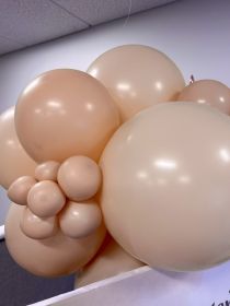 260 Sempertex Deluxe Creamy Blush Latex Balloons - 50 CT