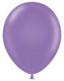 17 inch Tuf-Tex Lavender Latex Balloons - 50 count