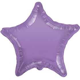 18 inch Lavender Star Foil Balloons