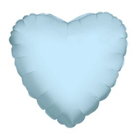 18 inch Light Blue Heart Foil Balloons