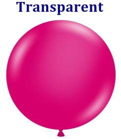 36 inch Tuf-Tex Crystal Magenta Latex Balloon