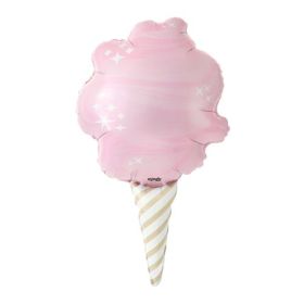 26 inch Mingle Cotton Candy Shape Foil Balloon - Pkg