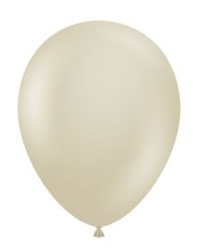17 inch TUFTEX Muse (Off White) Latex Balloons - 50 ct
