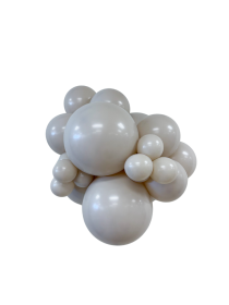 5 inch TUFTEX Muse (Off White) Latex Balloons - 50 ct