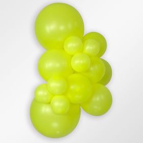 11 inch Sempertex Neon Yellow Latex Balloons - 100 CT