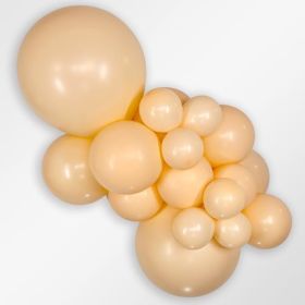 11 inch Sempertex Pastel Matte Malibu Peach Latex Balloons - 100 CT