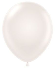 24 inch Tuf-Tex Sugar (Pearl White) Latex Balloons - 3 CT