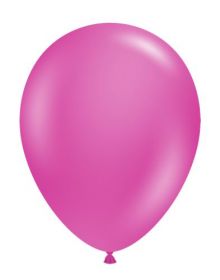 11 inch Tuf-Tex Pixie Pink Latex Balloons - 100 count