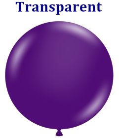 36 inch Tuf-Tex Crystal Purple Latex Balloon