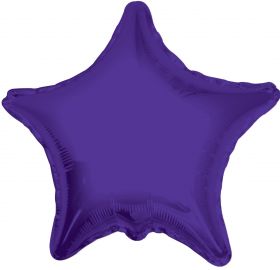 18 inch Purple Star Foil Balloons