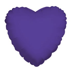 18 inch Purple Heart Foil Balloons