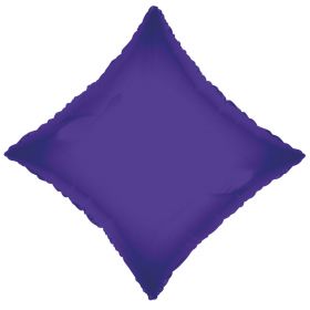 18 inch Purple Diamond Foil Balloons